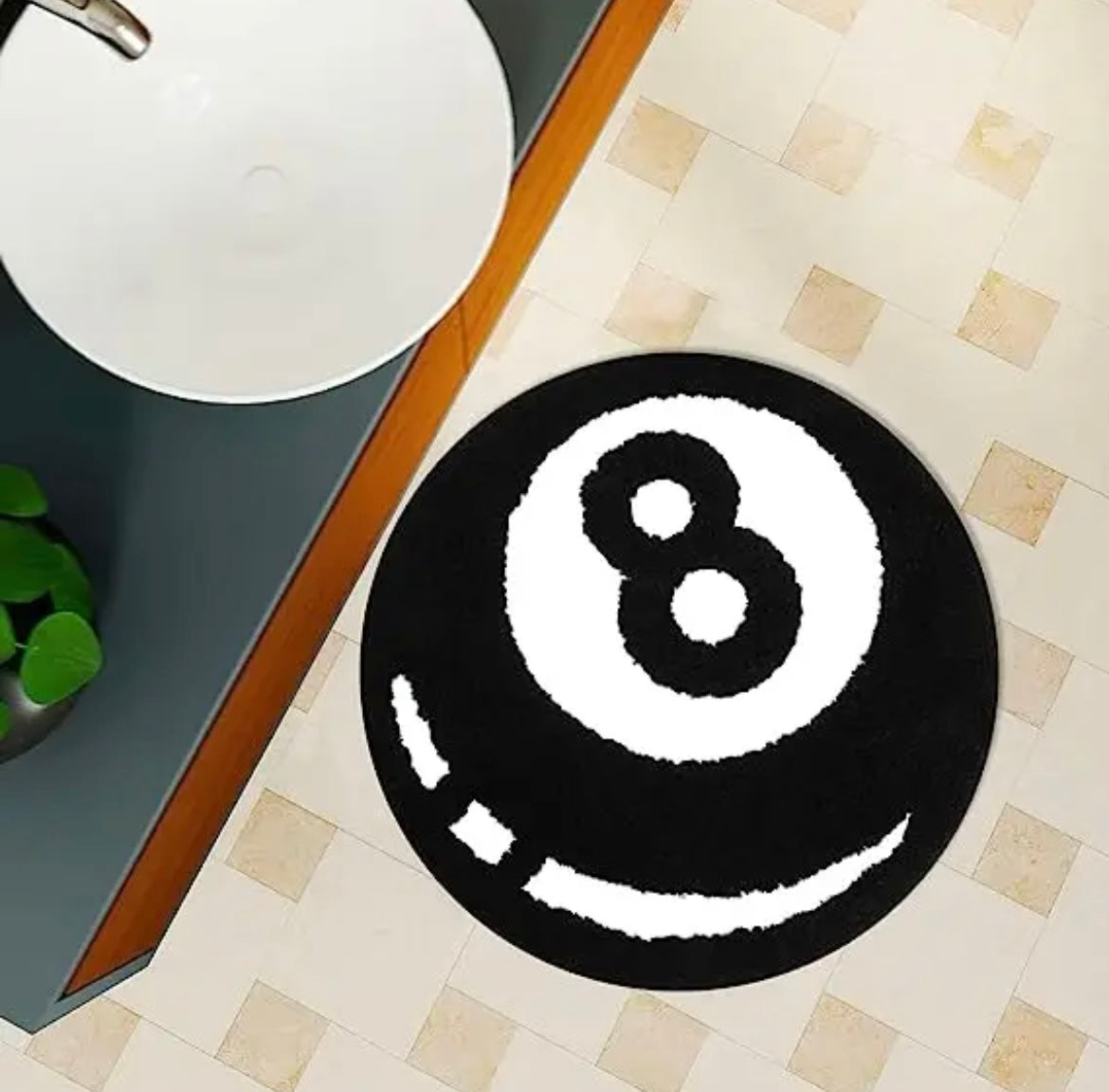 8 BALL rug